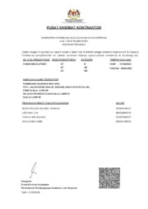 SIJIL TARAF BUMIPUTRA